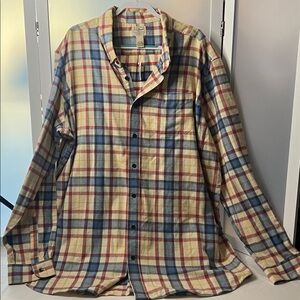 L.L. Bean Men’s 3X Tall flannel new with tags